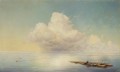 穏やかな海の上に浮かぶイヴァン・アイヴァゾフスキーの雲